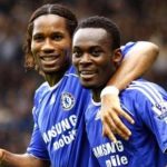 Didier Drogba and Michael Essien