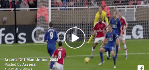 Arsenal 2-1 Man United, 2008