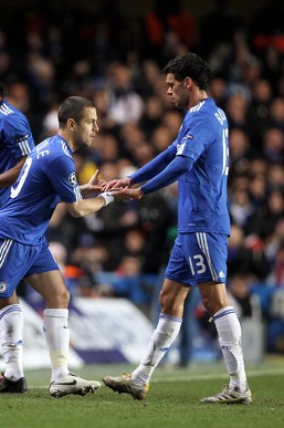 Joe Cole and Michael Ballack