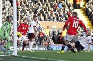 Rooney against Fulham