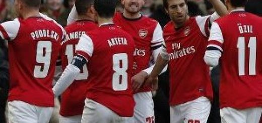 Arsenal celebrate