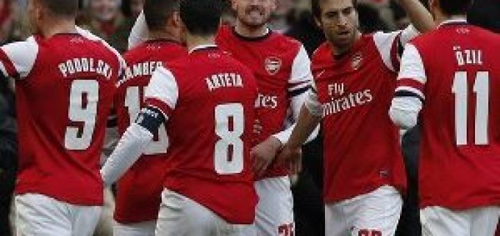 Arsenal celebrate