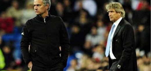 Pellegrini and Mourinho