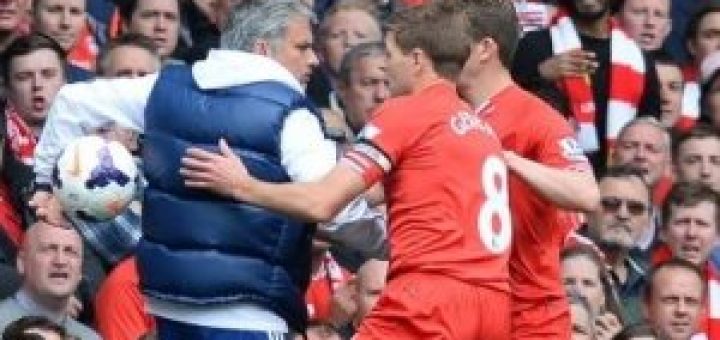 Jose Mourinho and Gerrard