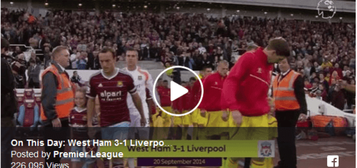 West Ham 3-1 Liverpool