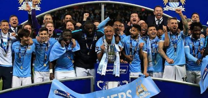 Man City League Cup Winners 2016