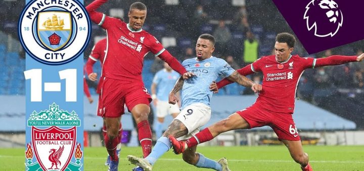 Man City 1-1 Liverpool