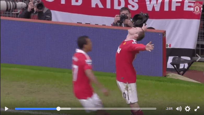 Rooney Volley agianst Man City