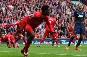 Sturridge against Man Utd