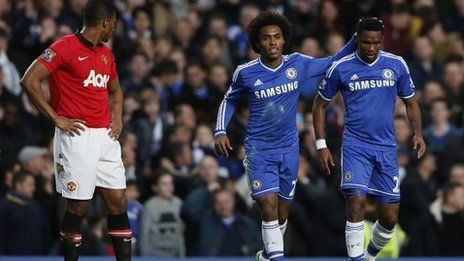 Samual Eto't and Willian