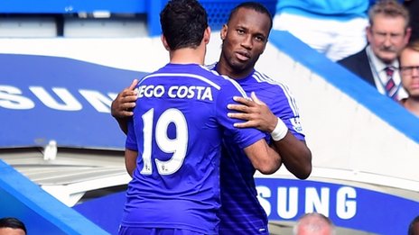 Costa and Drogba