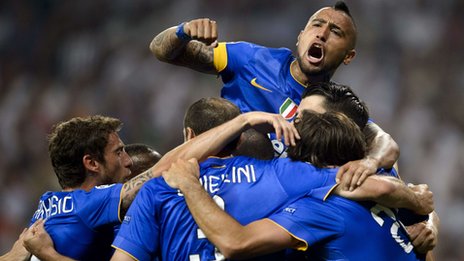Juventus celebrate