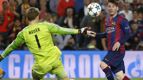 Messi and Neuer