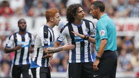 Jack Colback and Fabricio Coloccini