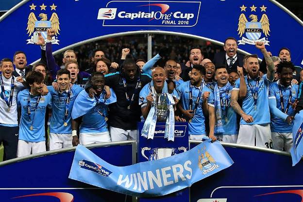 Man City League Cup Winners 2016