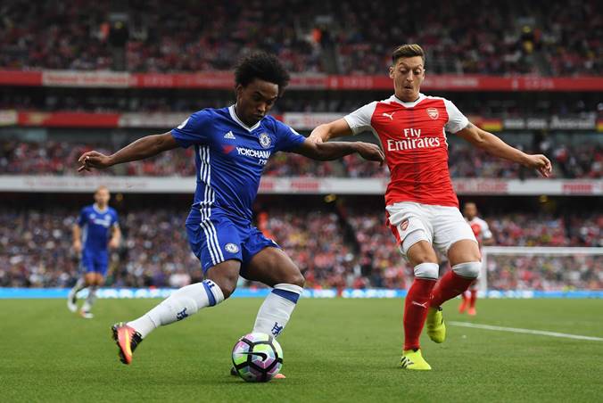 Ozil and WIllian