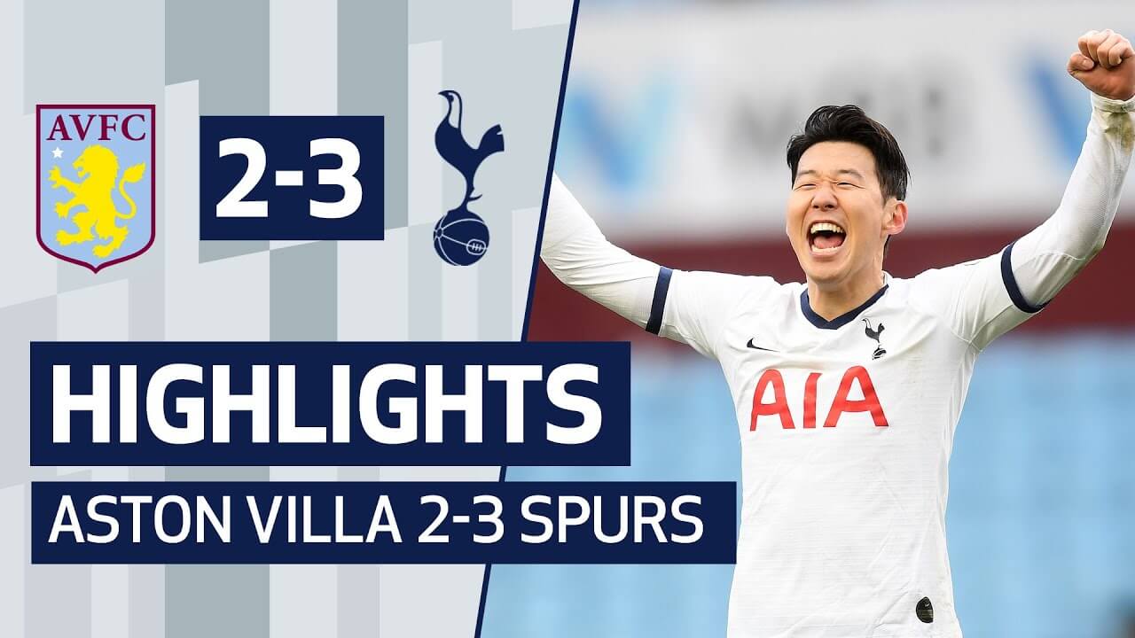 Aston Villa 2-3 Tottenham