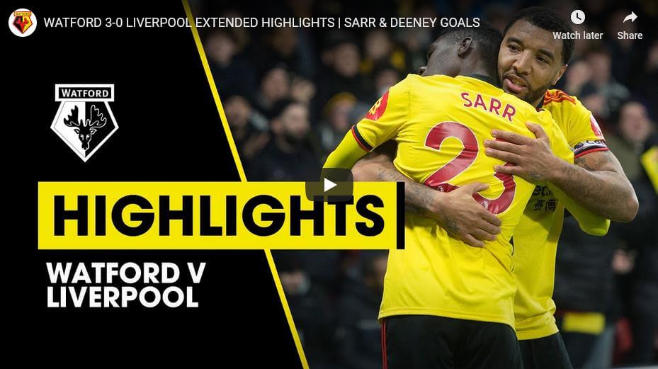 WATFORD 3-0 LIVERPOOL