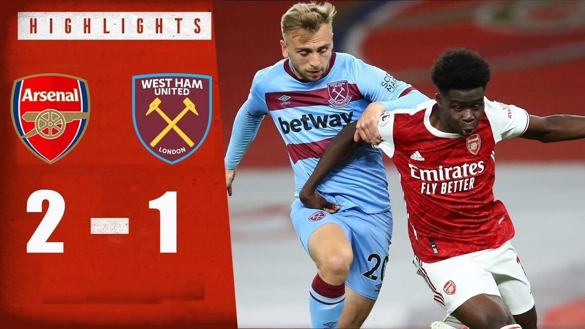 Arsenal 2-1 West Ham