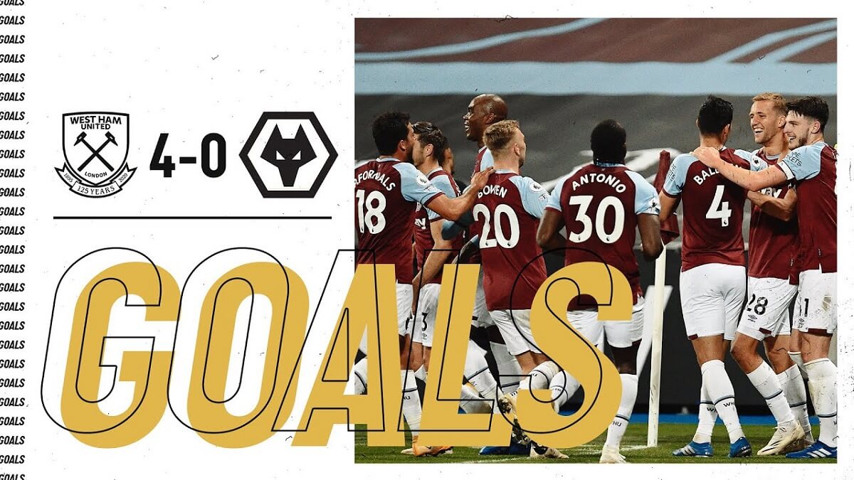 West Ham 4-0 Wolves