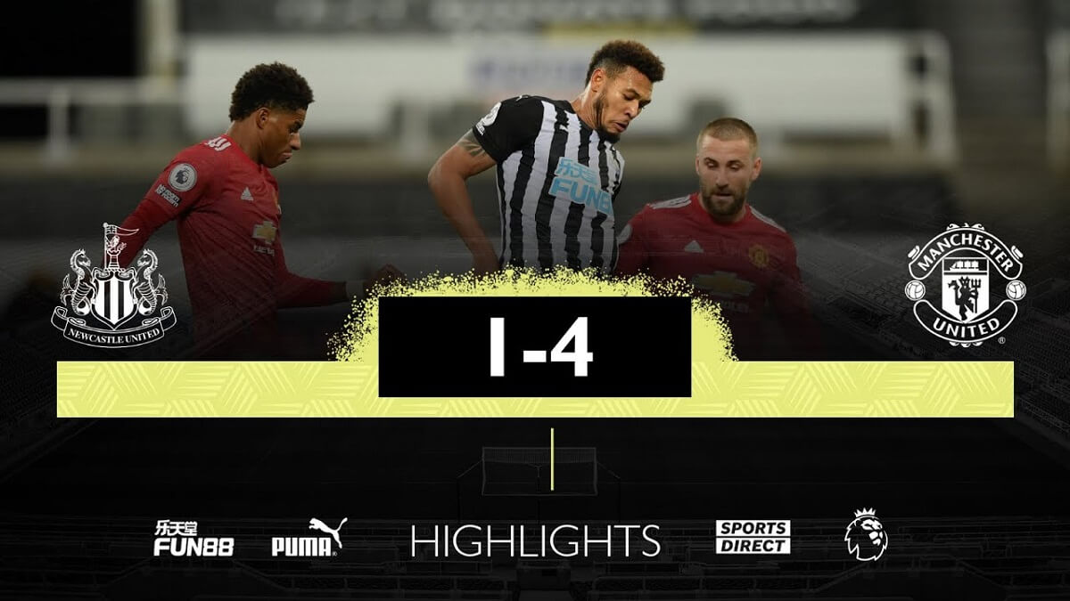 Newcastle 1-4 Man utd