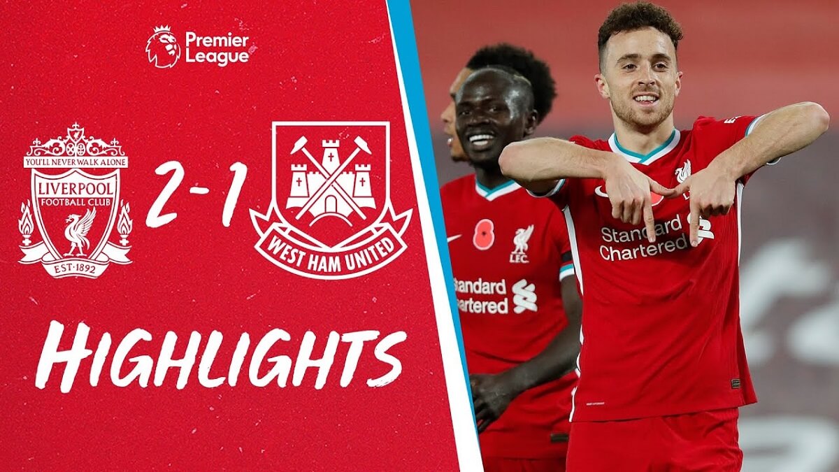 Liverpool 2-1 West Ham
