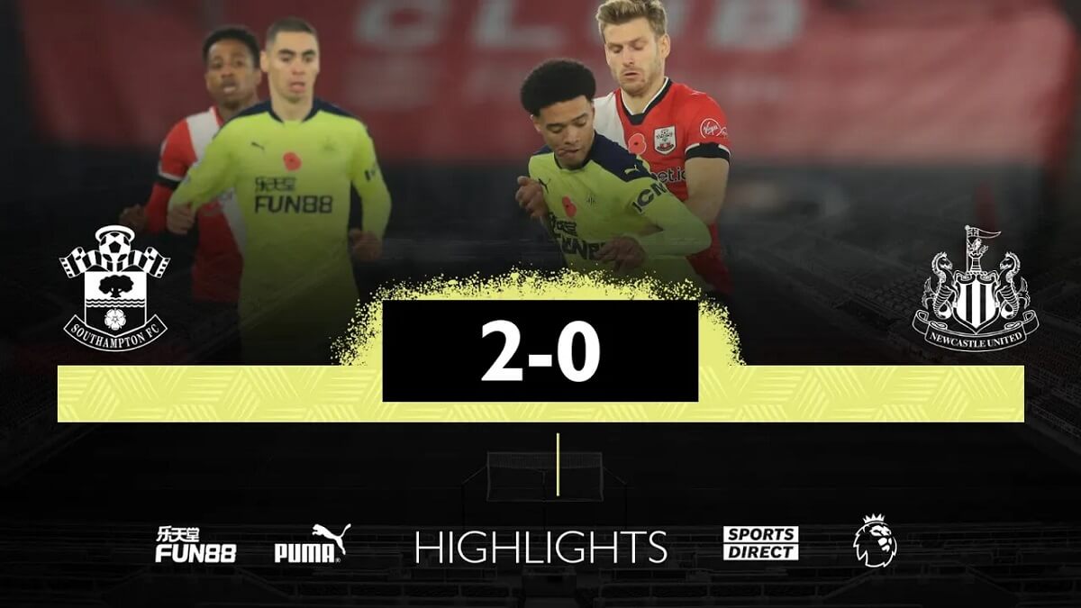 Southampton 2-0 Newcastle