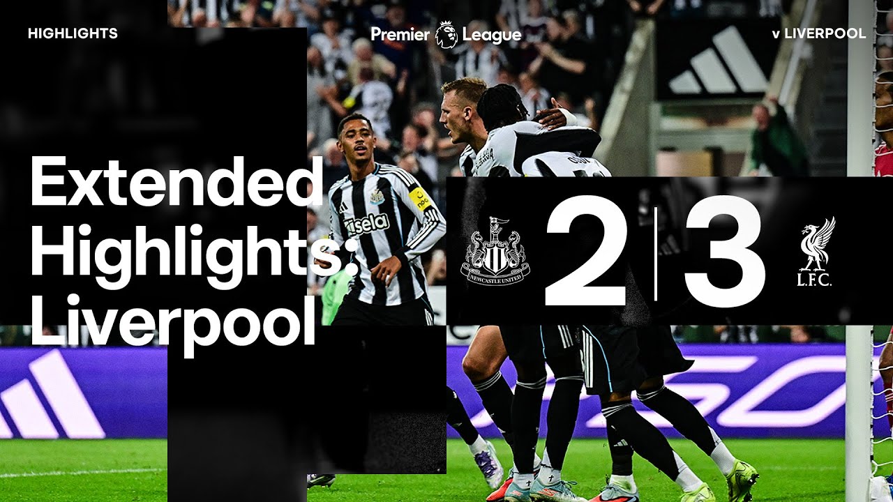 Newcastle United 2 Liverpool 3